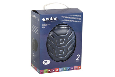 Cofan – Rodilleras de Trabajo con Almohadillas de Gel | Pack de 2 Unidades | Con Doble Banda Elástica | Máxima Comodidad y Protección